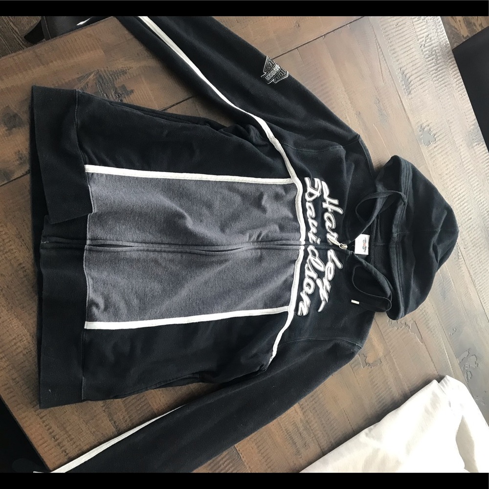 Harley Davidson zip up sweatshirt/hoodie